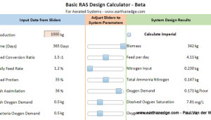 aquaculture design calculator